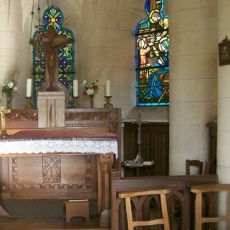L'intérieur de la chapelle de Lannoy